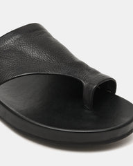 KESSEY BLACK LEATHER