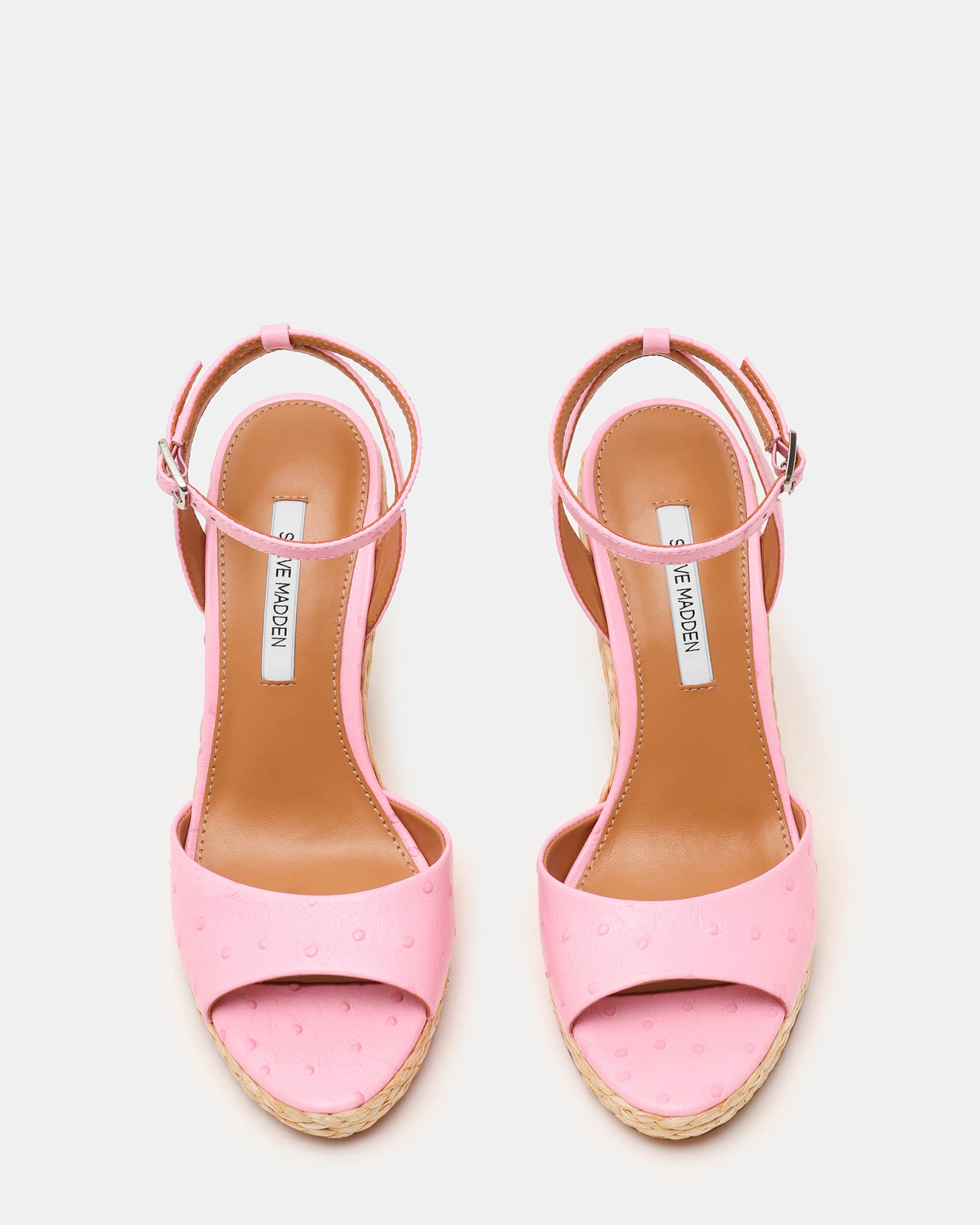 DEVIN OSTRICH PINK LEATHER